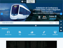 Tablet Screenshot of cundinamarca.gov.co